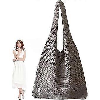 Summer Beach Bag, Ladies Straw Handbag Summer Basket Bag Raffia Bag Casual