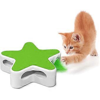 Electric Cat Toy, Interactive Cat Toy Spring Toy Durable Rechargeable Electric