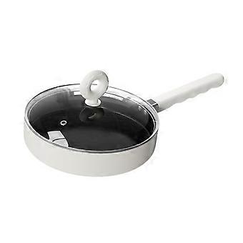 24cm Camping Frying Pan Non Stick Griddle with Lid, Titanium Coating Compact Cookware for Backpacking