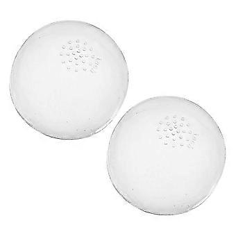 Conjunto de 2 toucas de silicone transparentes para proteção da cabeça de bonecas BJD