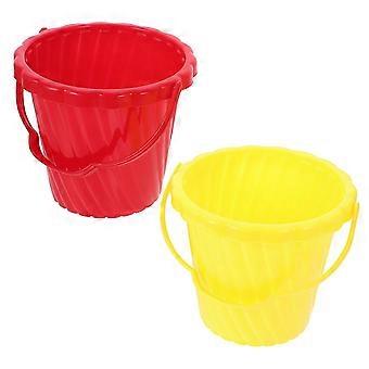 Small Beach Water Bucket Portable Sand Bucket Water Bucket Plaything compatible with Beach