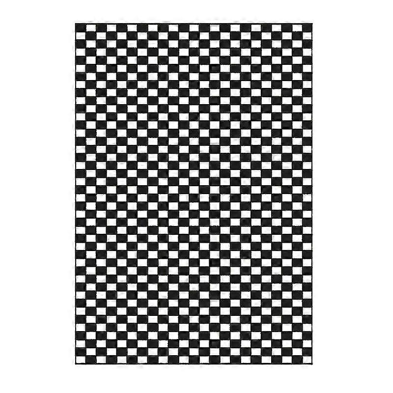 Creative Chessboard Pattern Carpet Decor More Thicken Stylish Polyester Ground