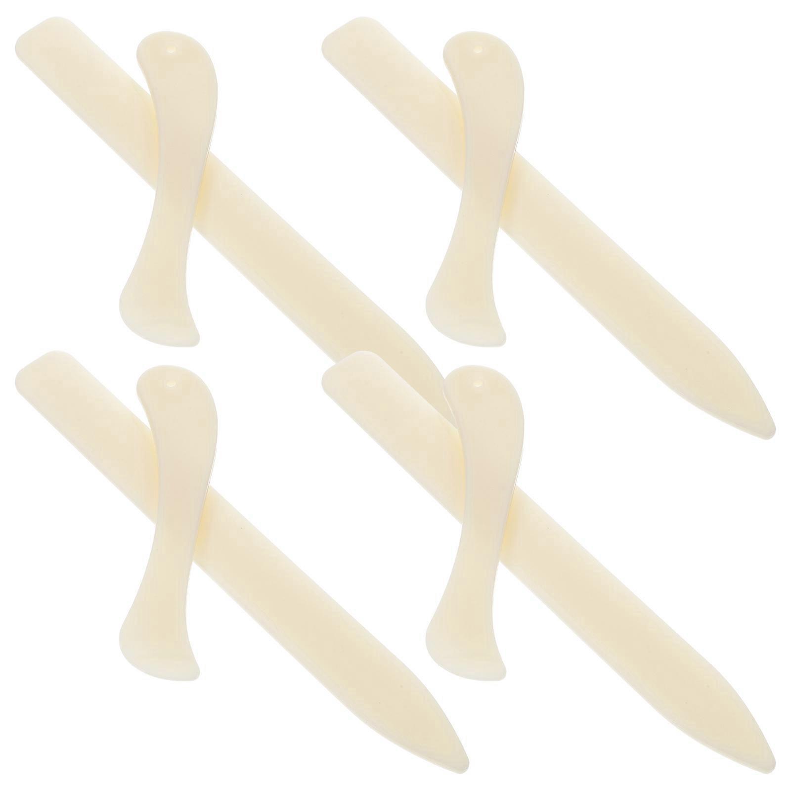 8pcs Bone Folder Tool Plastic Bone Folder Paper Creaser for Paper Crafts Bookbinding