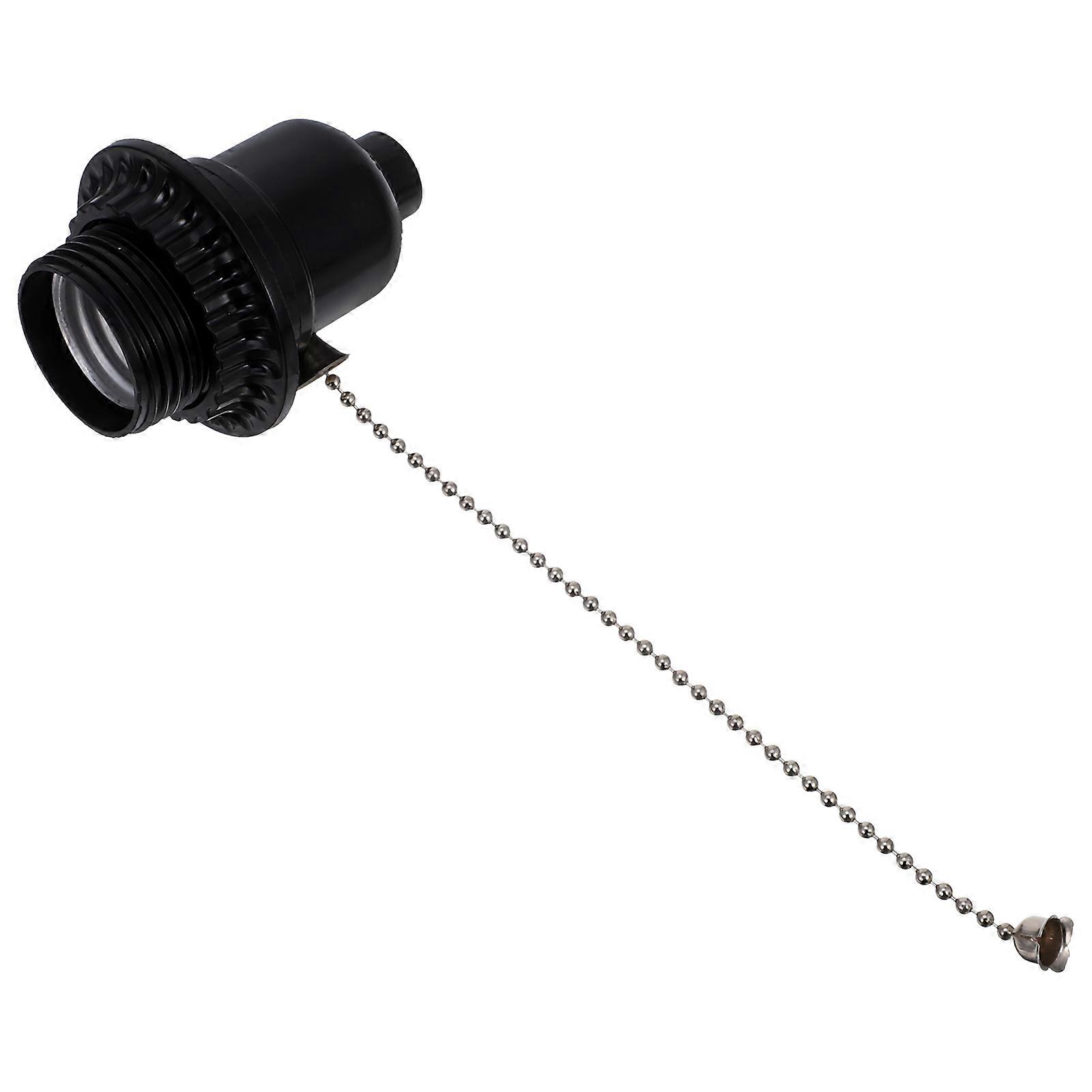 Metal Pull Chain Light Socket E26 with Pull Chain Switch Pendant Lamp Holder E26 Lamp Socket Light Socket Bulb Holder Fixture for Table lamp Floor lam