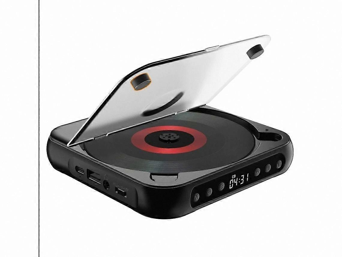 Bluetooth Wireless Audio Portable Desktop CD Player, Black