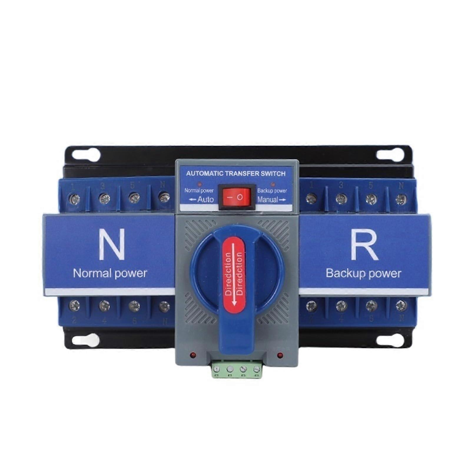 Automatic Transfer Switch 4 Pole 32A Compact Design for Three Phase Electrical Systems