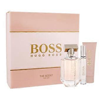 Boss The Scent For Her SET: Eau de Parfum 100 ml + Bodylotion 75 ml + Eau de Parfum 10 ml