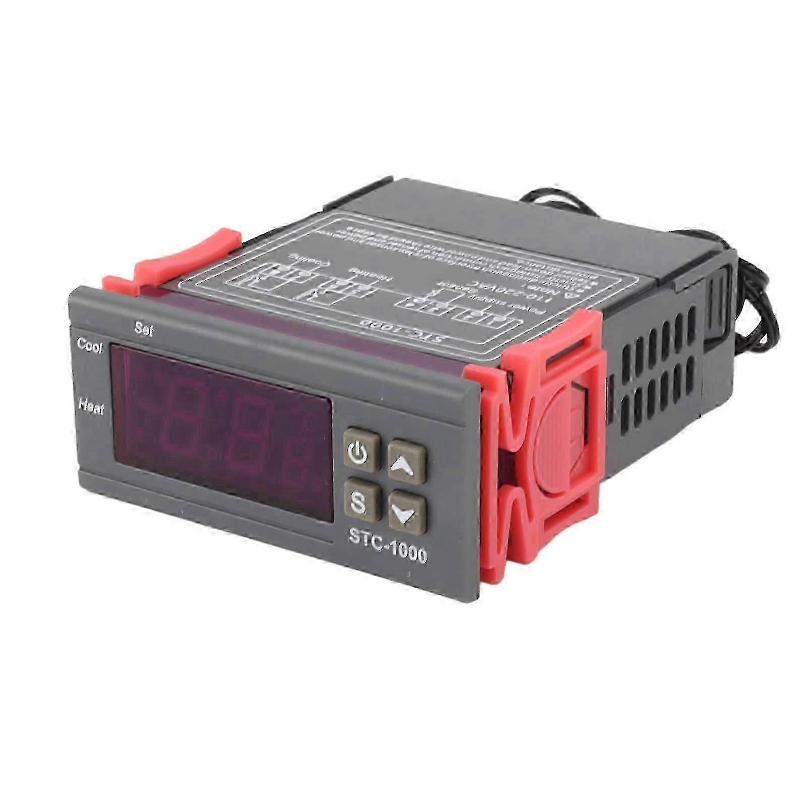 Stc 1000 Thermostat Switch Electronic Digital Display Microcomputer Temperature Controller Switch Aquarium Hatching Thermostat