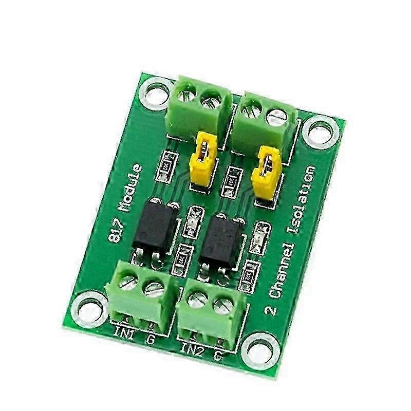 2 Channel Optoisolator Module, PC817, PCB Mount, Electrical Isolation Module