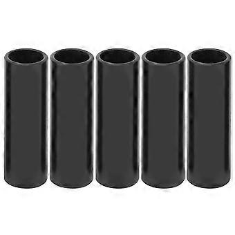 DUUTI 5pcs 4mm Bike Cable End Caps Aluminum Shift Brake Cable Crimps Ferrules compatible with Road BikeBlack
