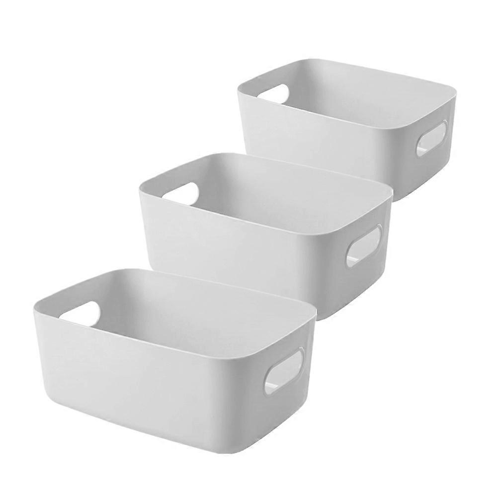 1Set Storage Organizer Set for Home Multifunctional Storage Boxes Grey