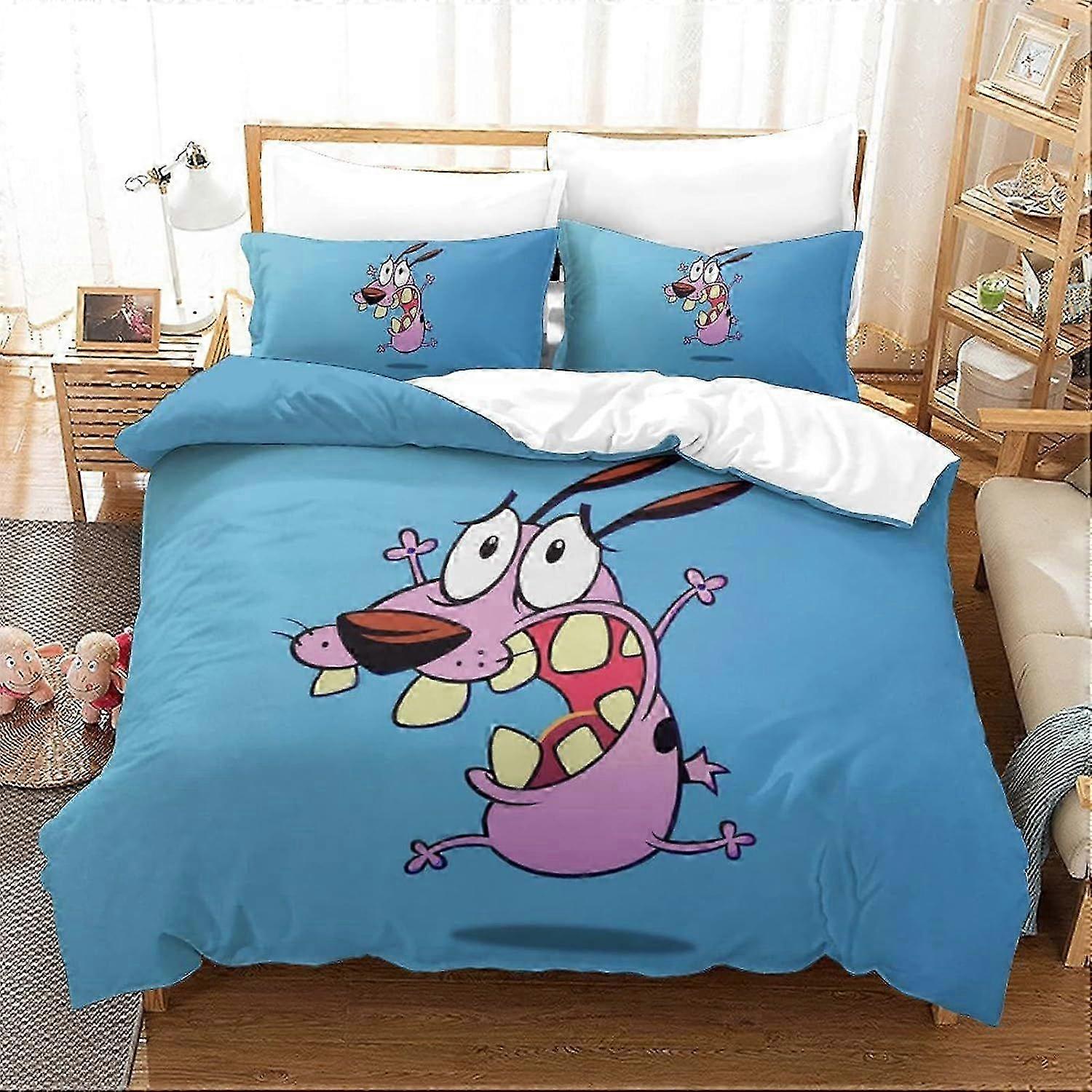 Courage Skull Microfiber King Bedding Set