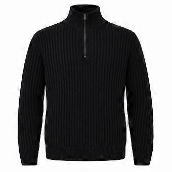 BOSS Winterpullover mit Reißverschlusskragen