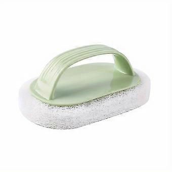 Magic Sponge Wipe - Bathtub Brush with Handle for Effortless Cleaning - Bathroom and Kitchen Accessories