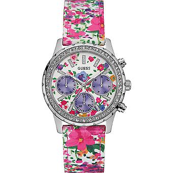 Guess watches ladies melody Japanese Quartz Analog Woman Watch with Nylon W0903L1 Bracelet