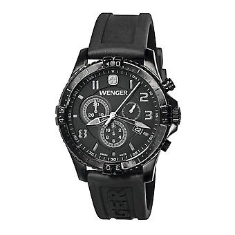 Squadron chronograph Quartz Analog Man Watch with 77054 Rubber Bracelet