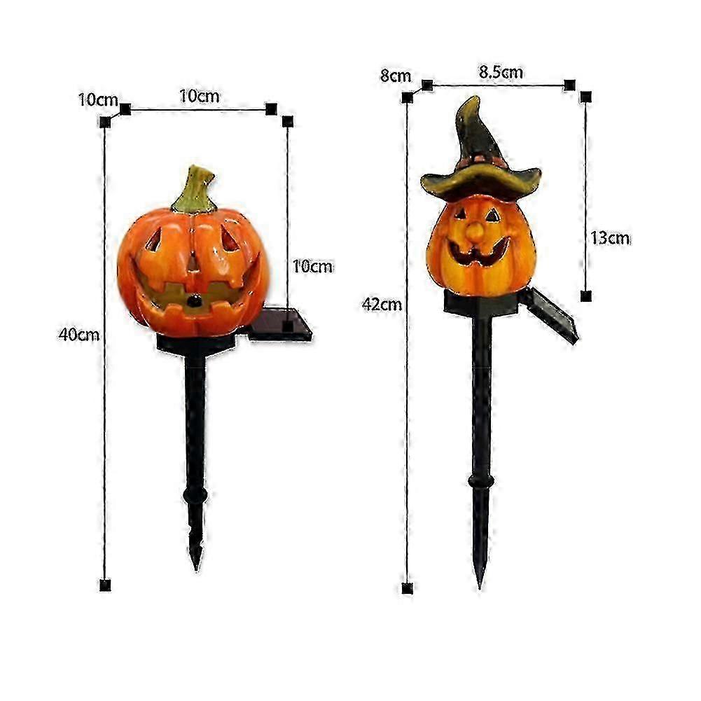 Solar Pumpkin Ground Lamp Halloween-y21