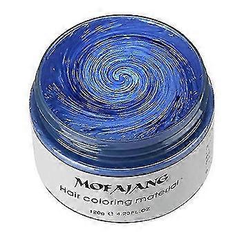 Creme de coloração temporária para cabelo, tipo cera, em 9 cores. Tinta de cabelo lavável para estilização, creme unisex, 120g.
