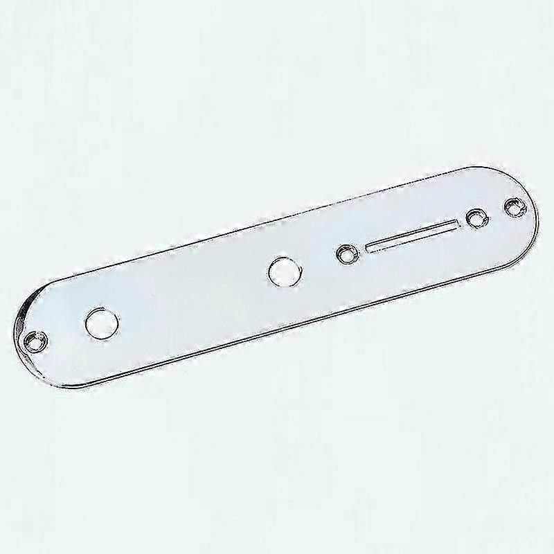 Metal Guitar Control Plate Silver