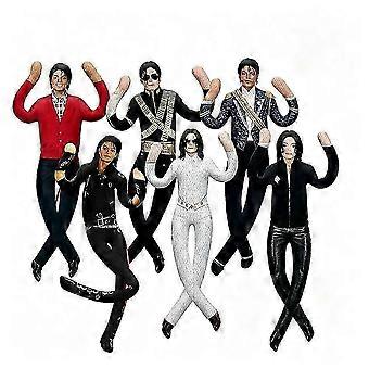 6 st MJ Poseable Abstrakt Böjbar Dockprydnad Handgjord Dekor Gåva