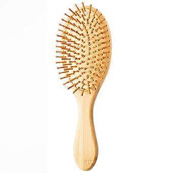Bamboo Paddle Hair Brush Detangling Hairbrush Reduce Frizz Massage Scalp for Women Men Straight Curly Wavy Dry Wet Thick Fine Hair