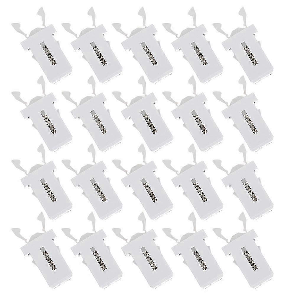 Push Button Latch Universal Trash Can Lid Locks with 48Pcs Replacement Clips