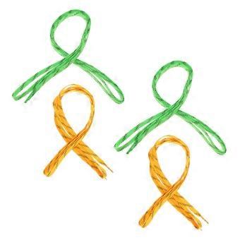 Waxed Ice Hockey Skate Laces for Figure Skates and Roller Skates 16Pcs Set