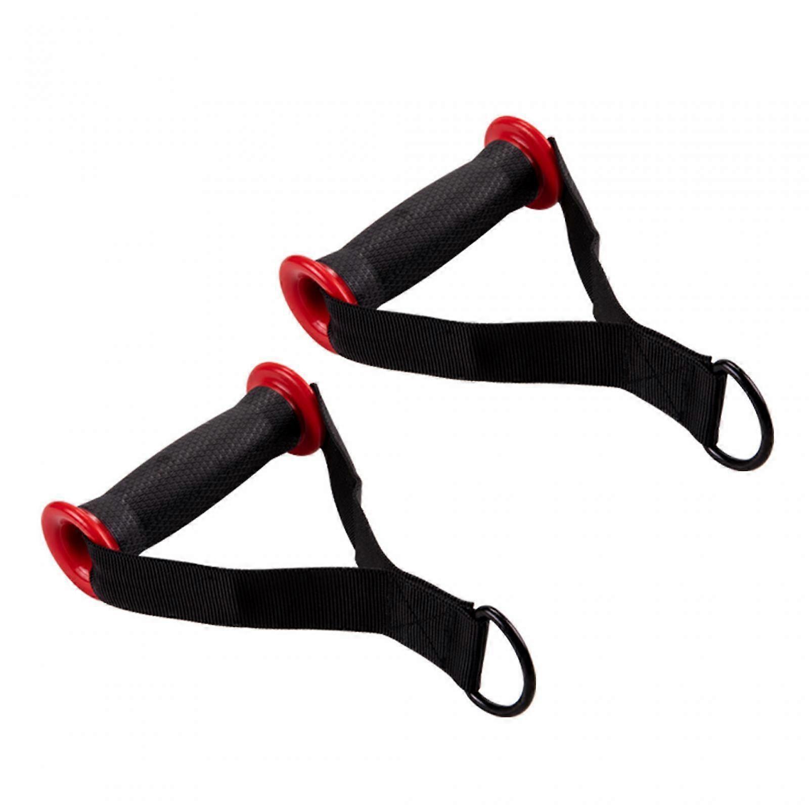 2Pcs Cable Machine Attachment Poignées Universel Stretch Tube Pull up