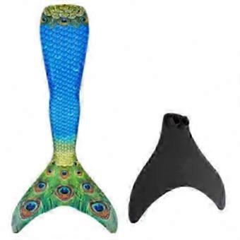 Mermaid Tail Swimming Gear for Adults & Kids with Reinforced Monofin