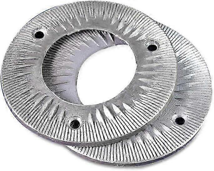 2-PC Set Replacement Grinding Plates Compatible with 3000W 110V Grain Mill