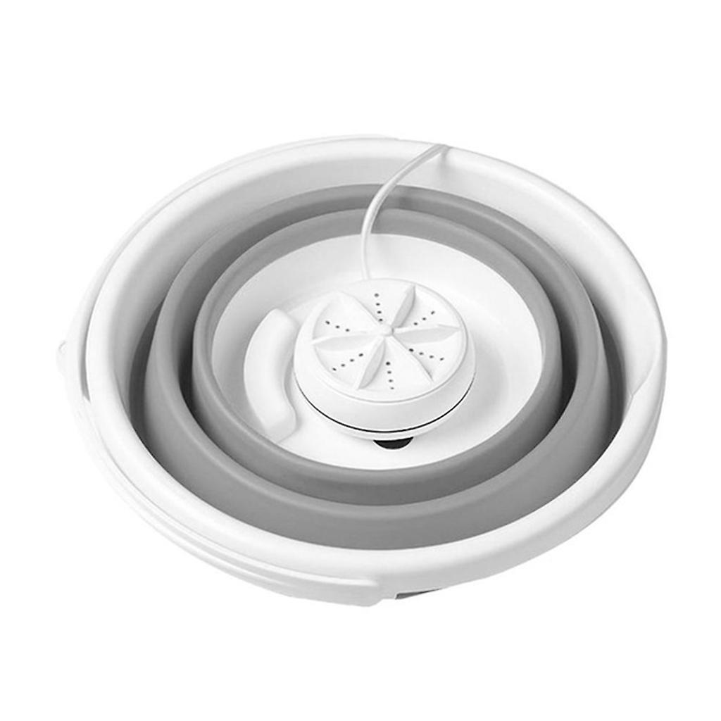 Portable Washing Machine Foldable USB Laundry Tub 4 Gear for Business Trips