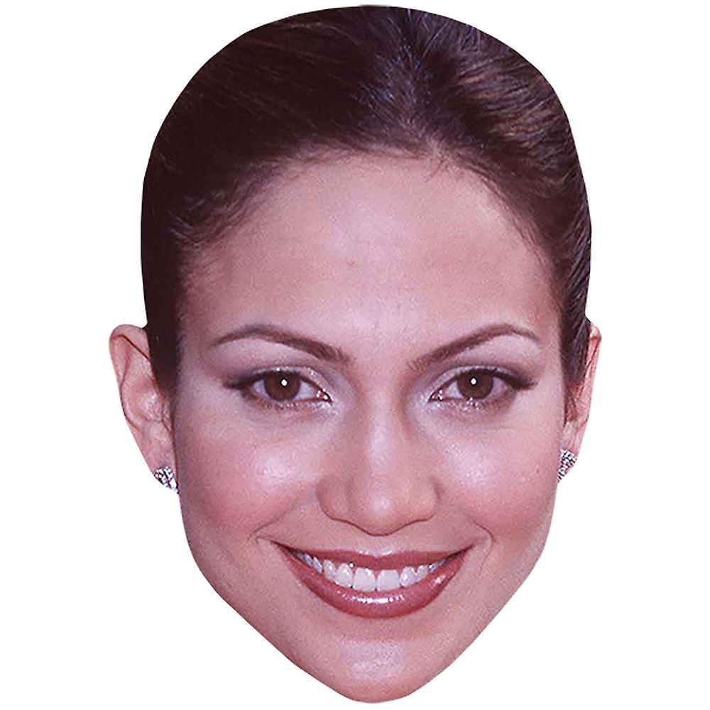 Jennifer Lopez (90s) Celebrity Mask, Flat Card Face