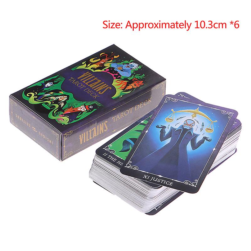 2023 New Villains Tarot Deck Pop Culture Tarot Movie Fortune Telling Card Game