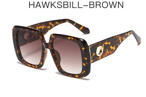 2023 High Quality Men's And Women's Large Frame Square Sunglasses Ins Retro Fashion Ultraviolet Sun Glasses For Ladies