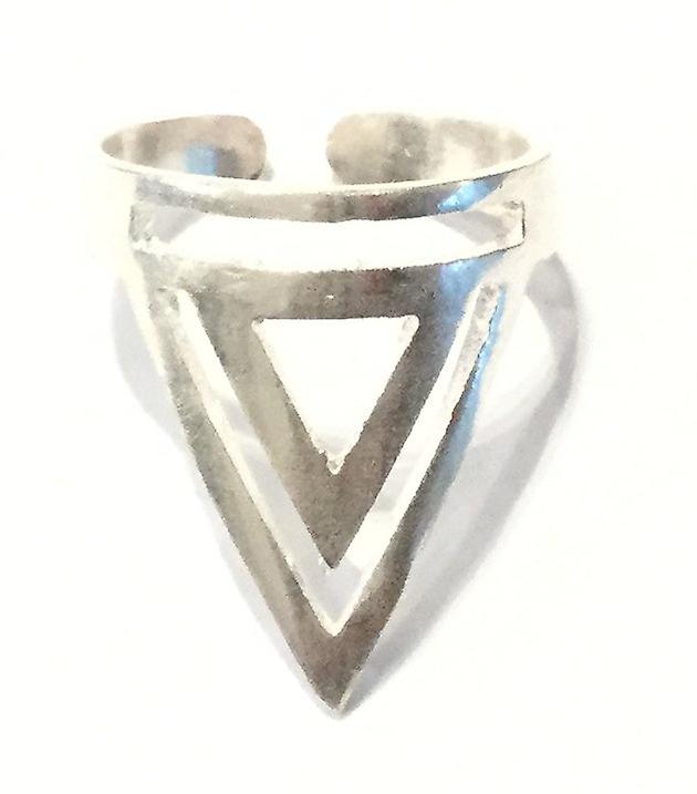 Geometric Triangle Ring 83540