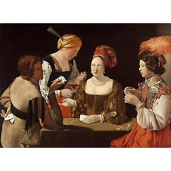 The Card-Sharp with the Ace of Spades, Georges de La Tour, 50x37cm
