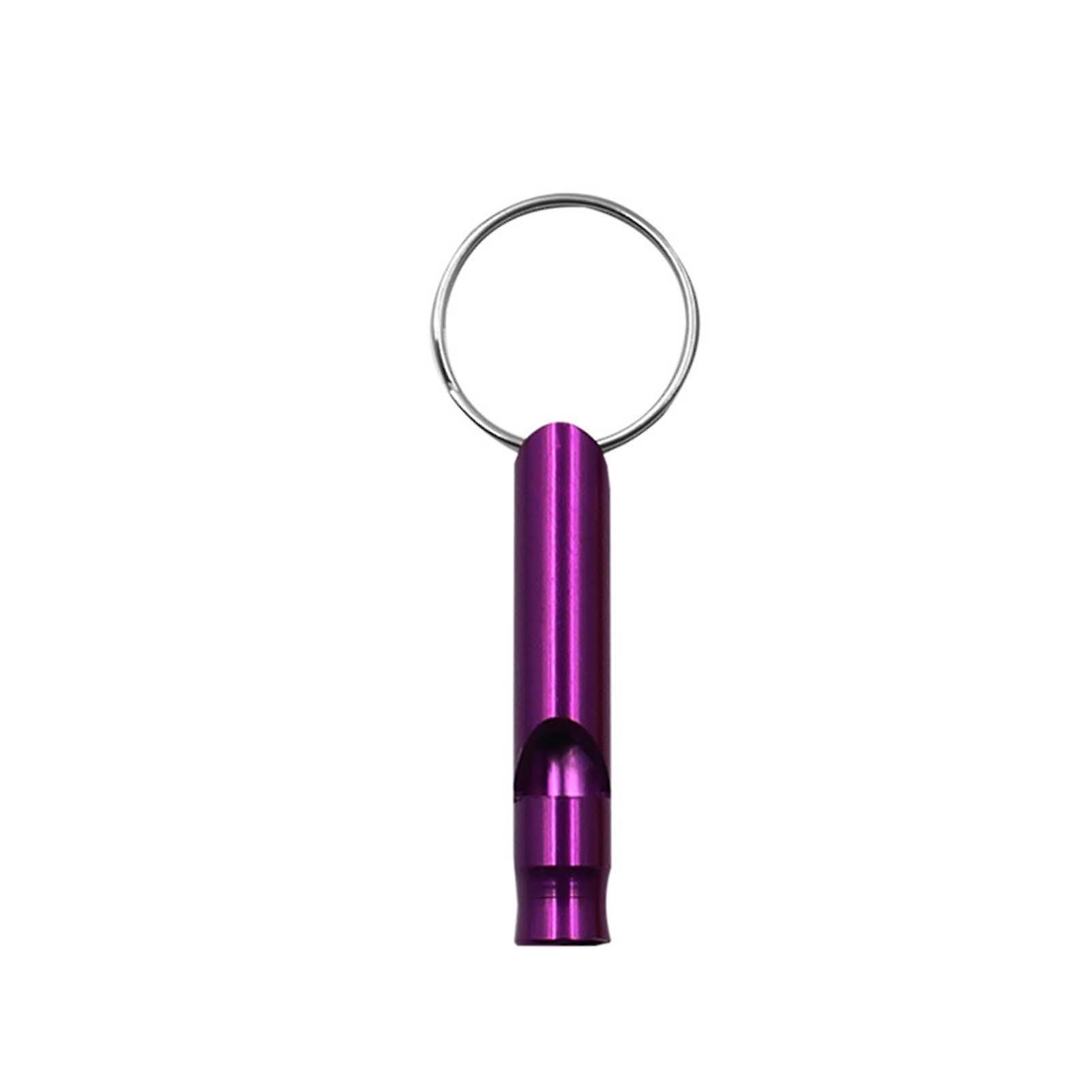 Colorful Metal-Whistle with Keyrings Lightweight Loudly Shrill-Whistle for Hiking Fishing
