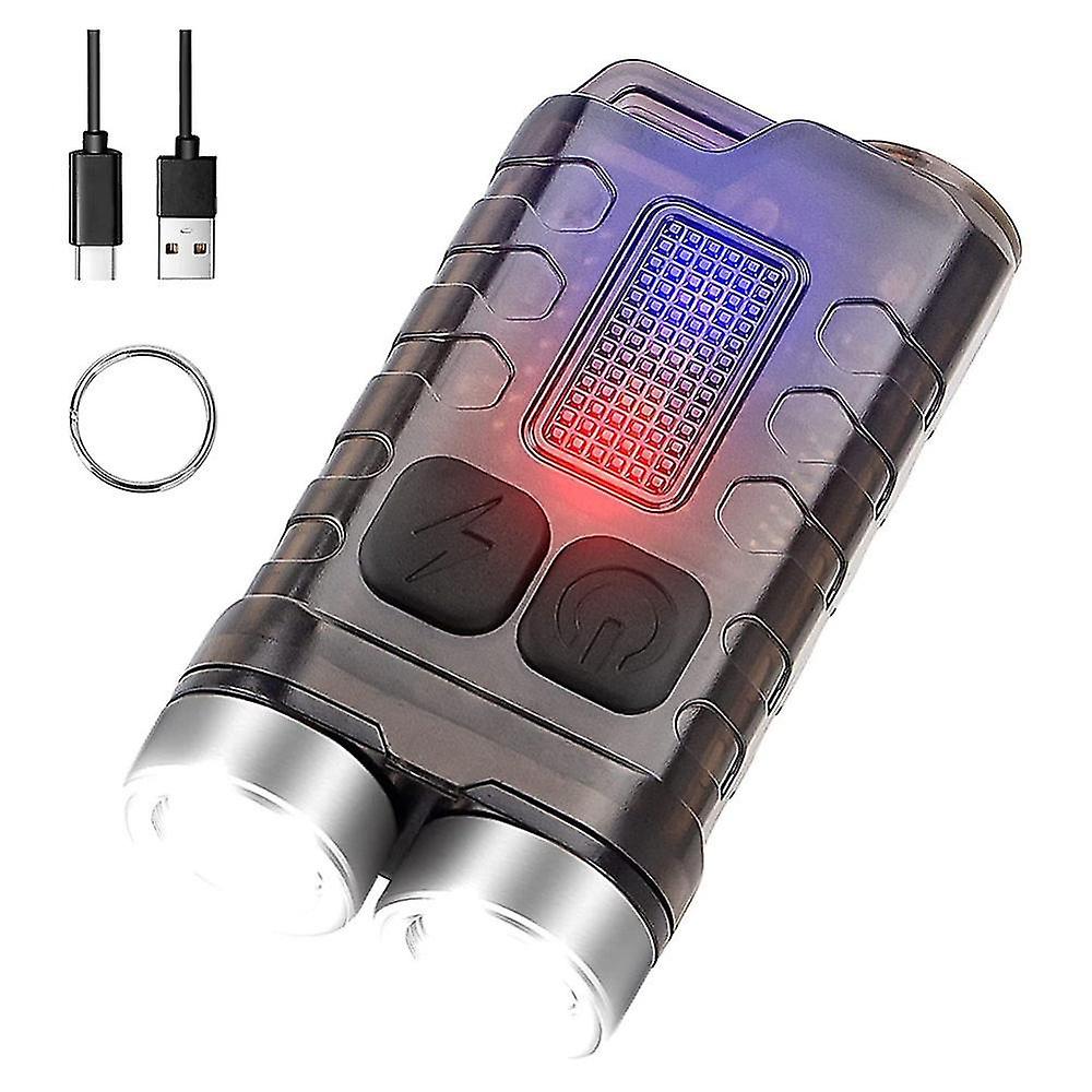 Mini Led Rechargeable Flashlight, 900 Super Bright , Ip65 Waterproof Portable Powerful Flashlight