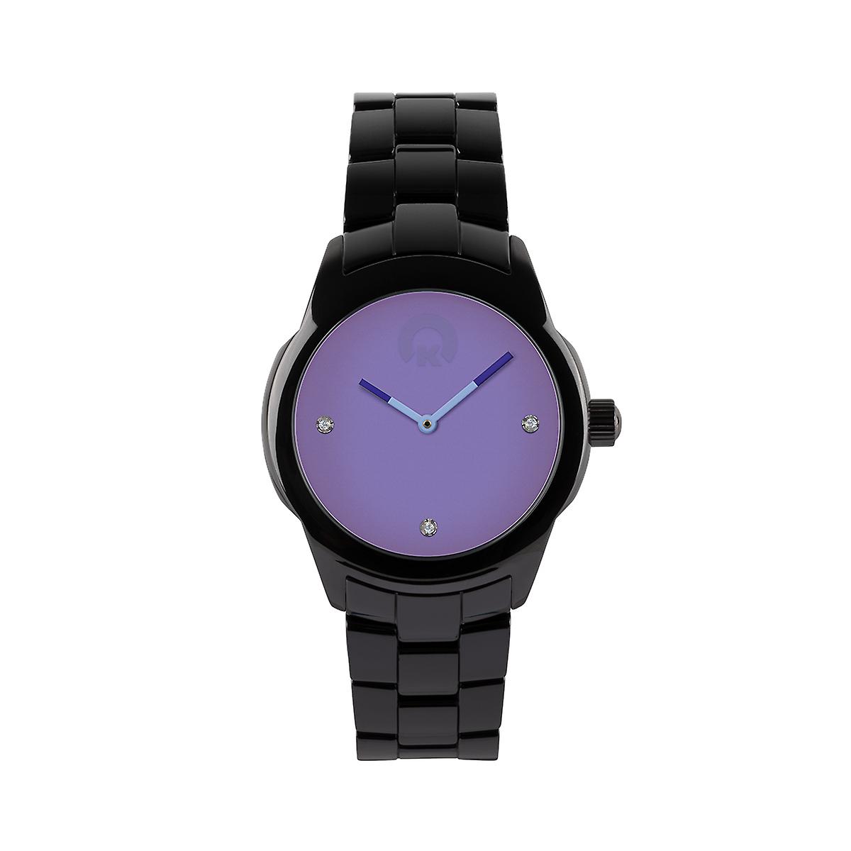 KRAFTWORXS Women's Watch Wristwatch Full Moon Ceramic Crystals FML 1GBL S