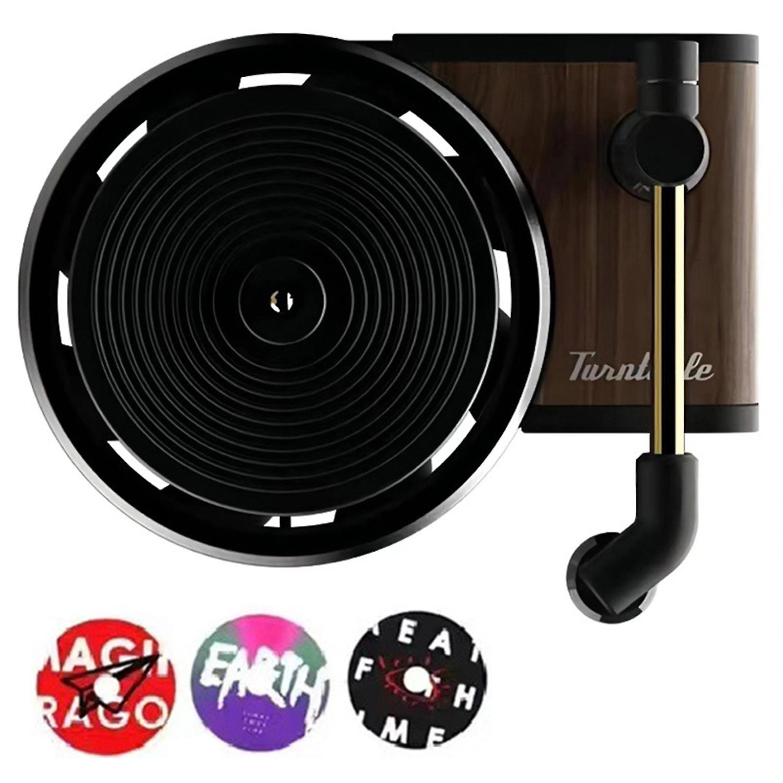Rotating Record Player Car Airs Vent Aromas Diffuser Car Air-outlet Aromas Diffuser Decor for Car Auto