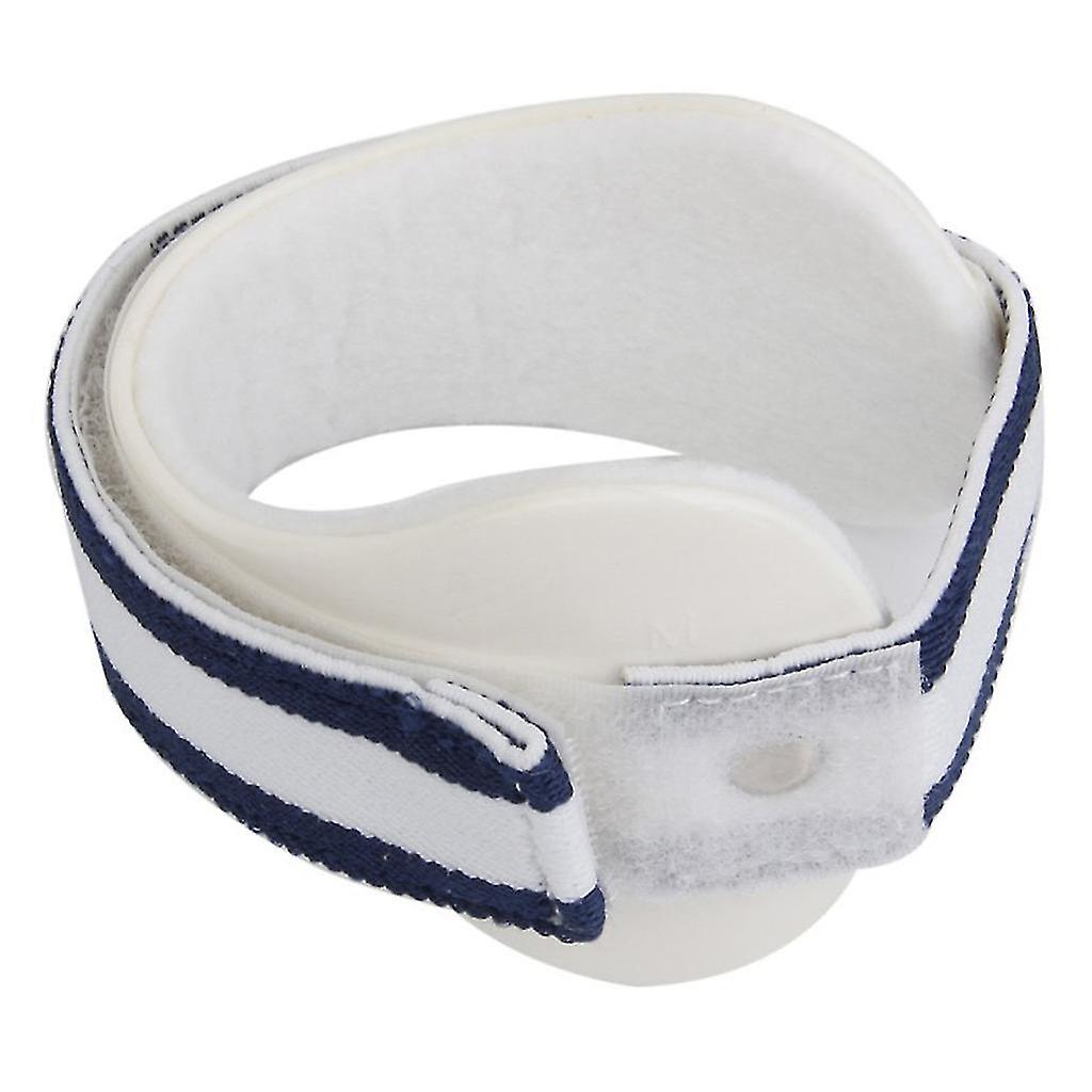 1pc Adjustable Tennis Elbow Support Epicondylitis Clasp White (m)