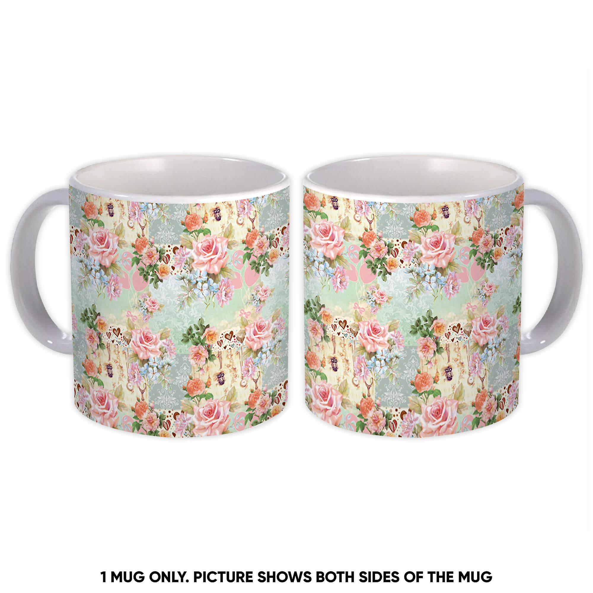 Geschenkbecher: Rosen Luftballons Blume