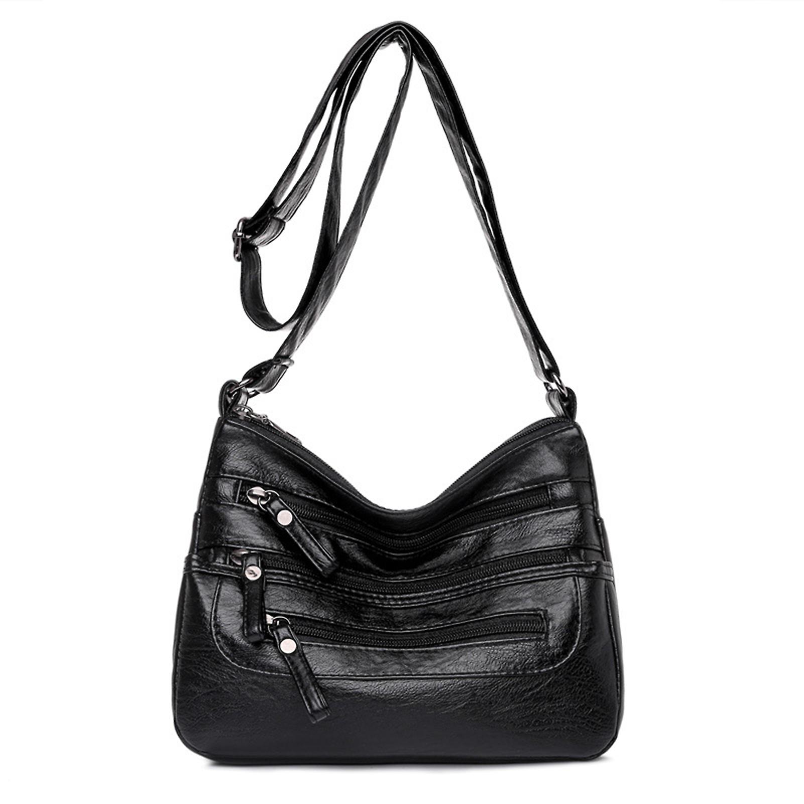 Lightweight Crossbody Shoulder Bag Large Capacity Simple Shoulder Bag With Multiple Pockets