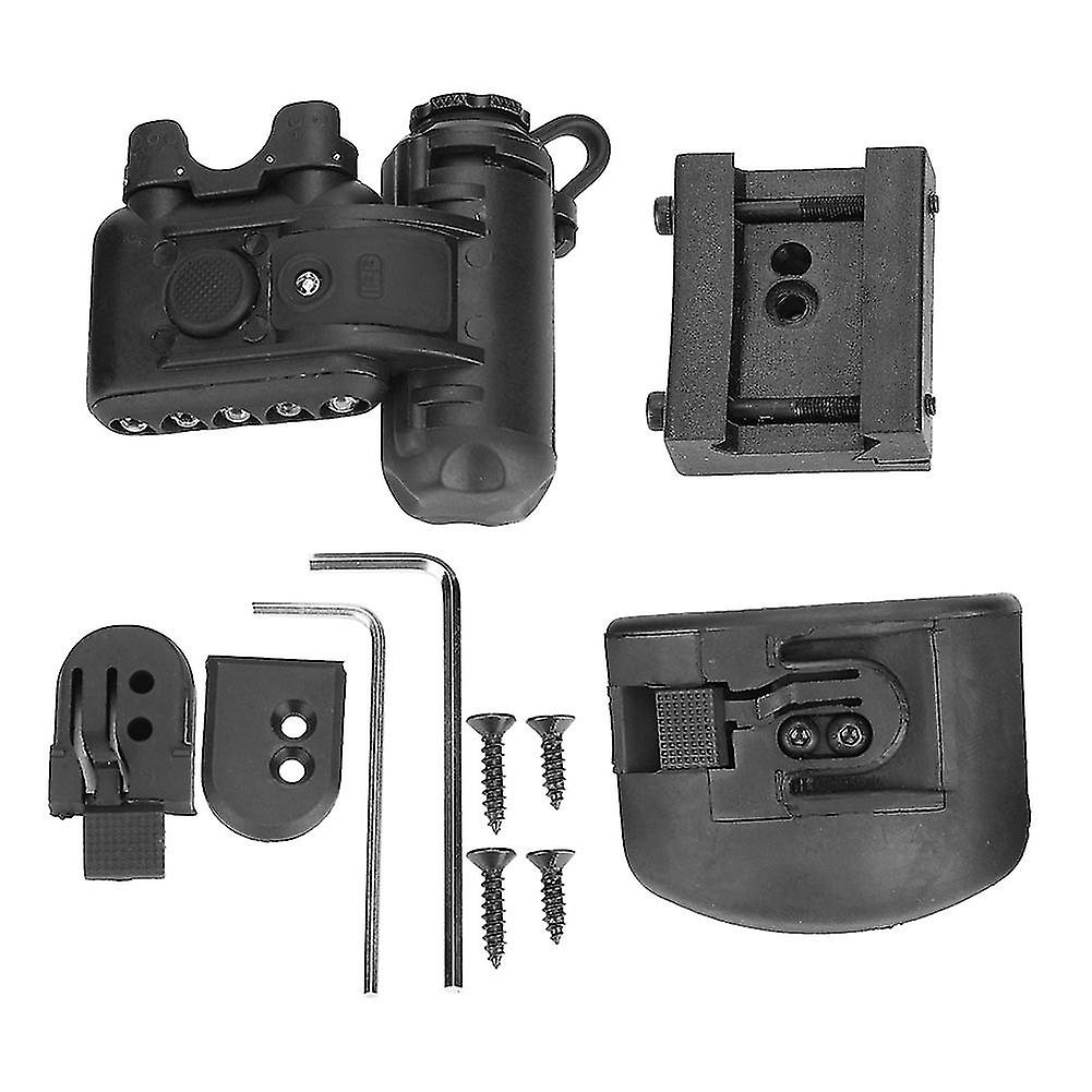 Tactic Military Helmet Light Lamp Field Survival Signal Cap Lamp (black)