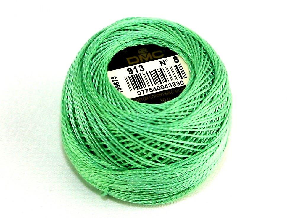 DMC Size 8 Cotton Perle Thread 80m 913 - per 10 gram ball