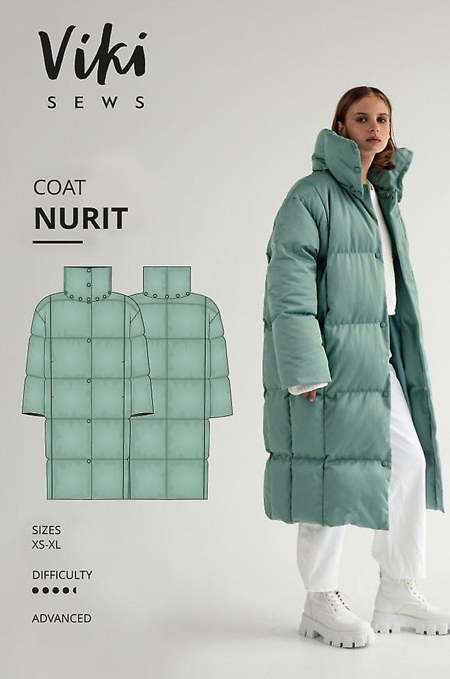 Vikisews Paper Sewing Pattern Nurit Coat