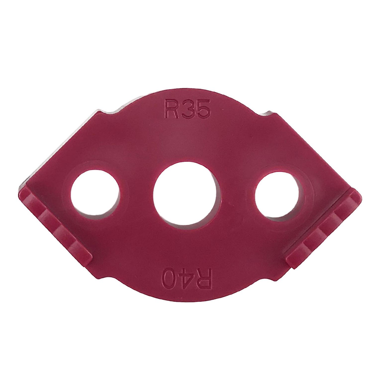 Router Template R Angle Semi-Circle 3 Holes High Accuracy Labor-saving Abrasion Resistance Arc Route
