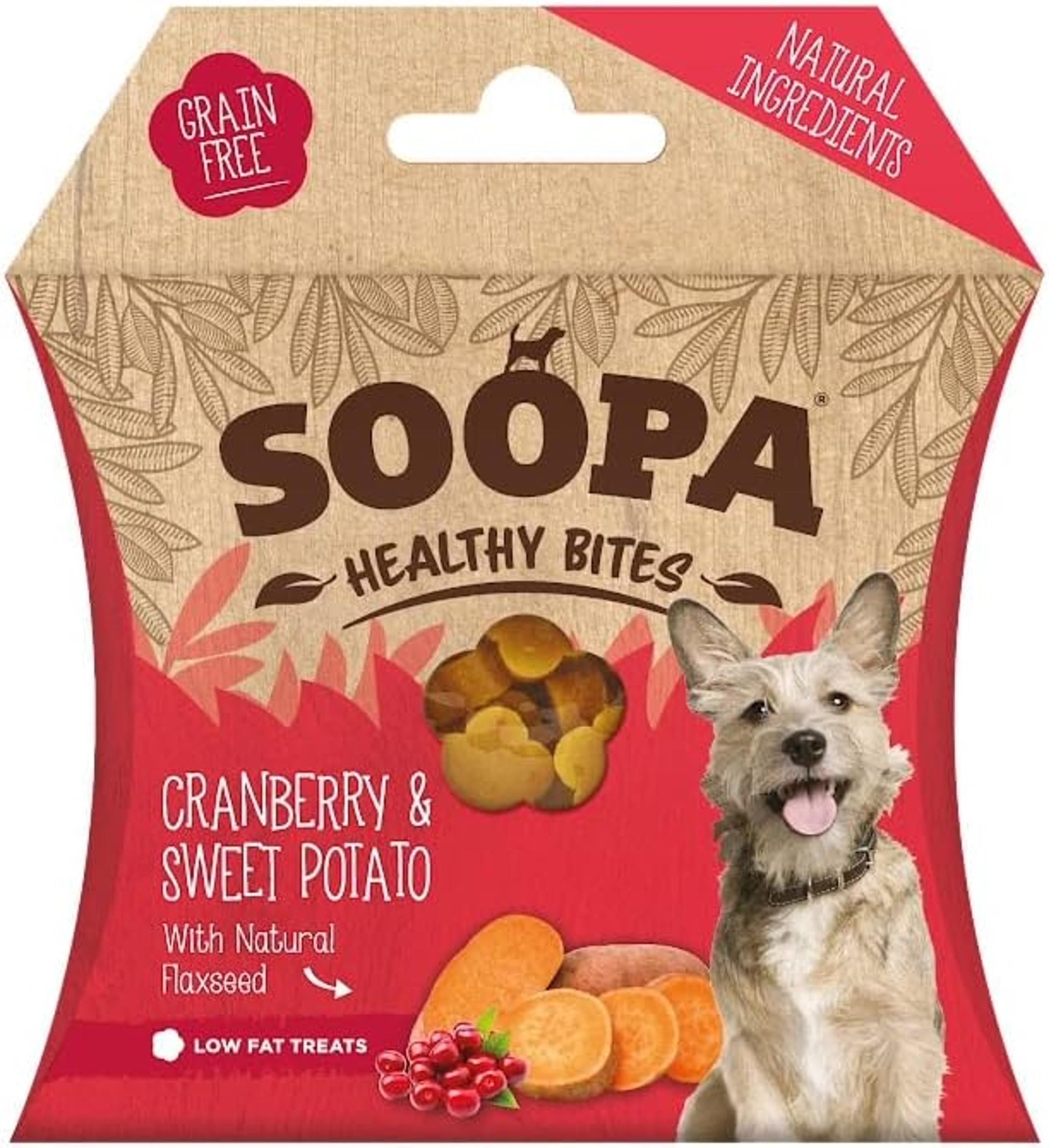 Soopa Cranberry and SP Healthy Bites Dog Treat 5 x 50g