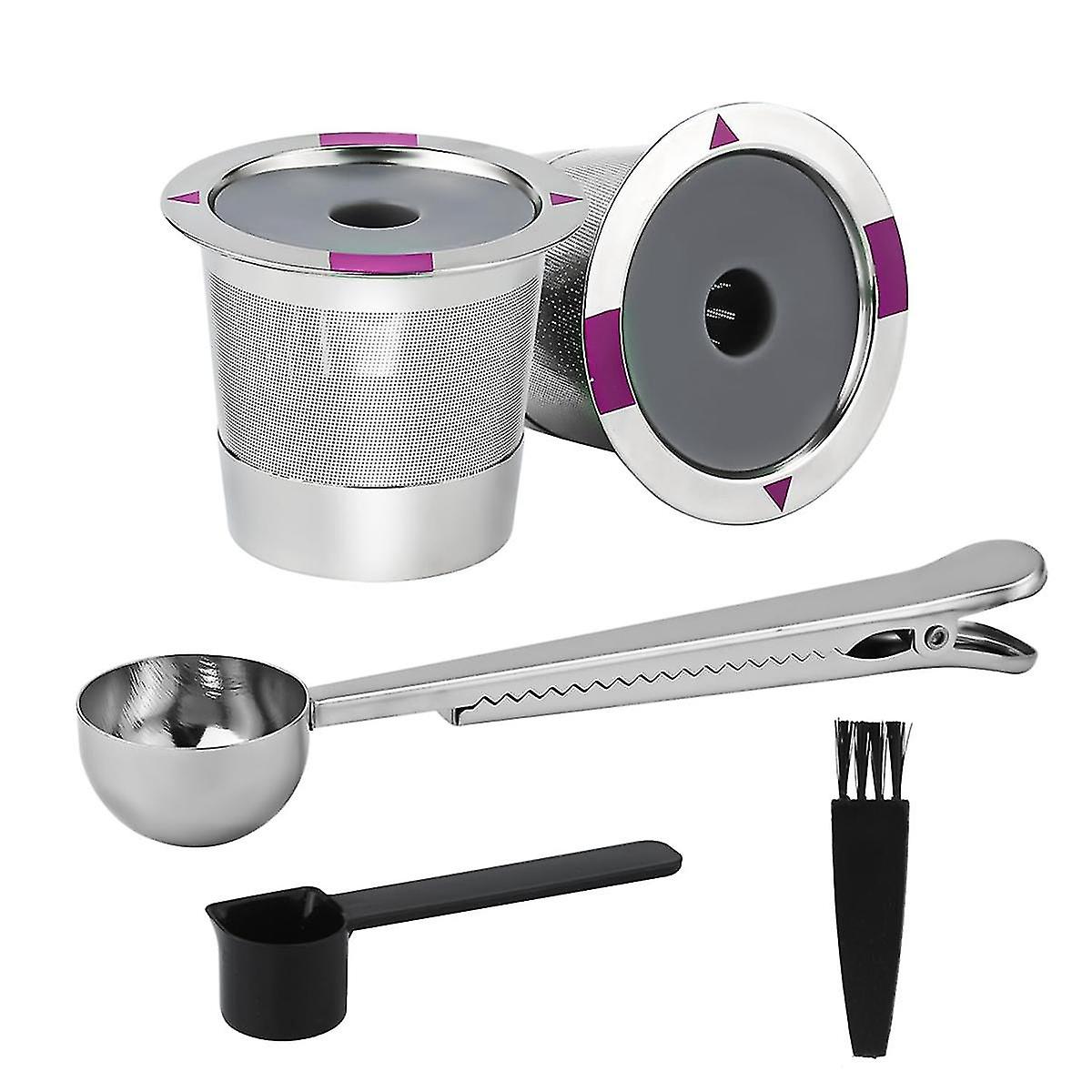 Réutilisable K Cups Filtre à café Acier inoxydable Réutilisable K Cups Coffee Pod Filters For 1.0, 2.0