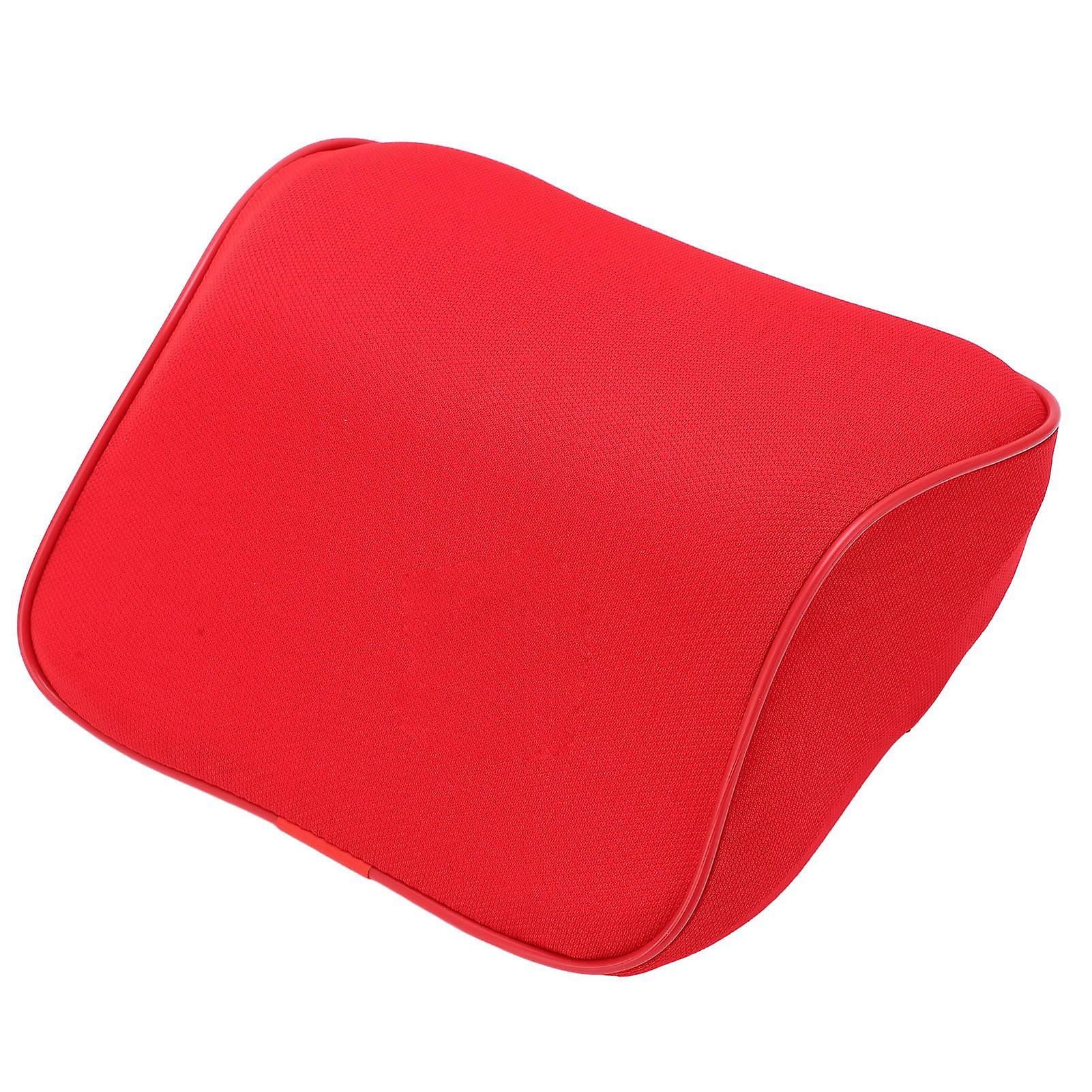 Car Seat Neck Pillow Memory Foam Comfortable Universal Red Neck Support for Automobiles 